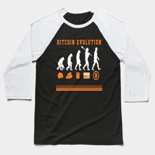 Bitcoin Evolution Baseball T-Shirt